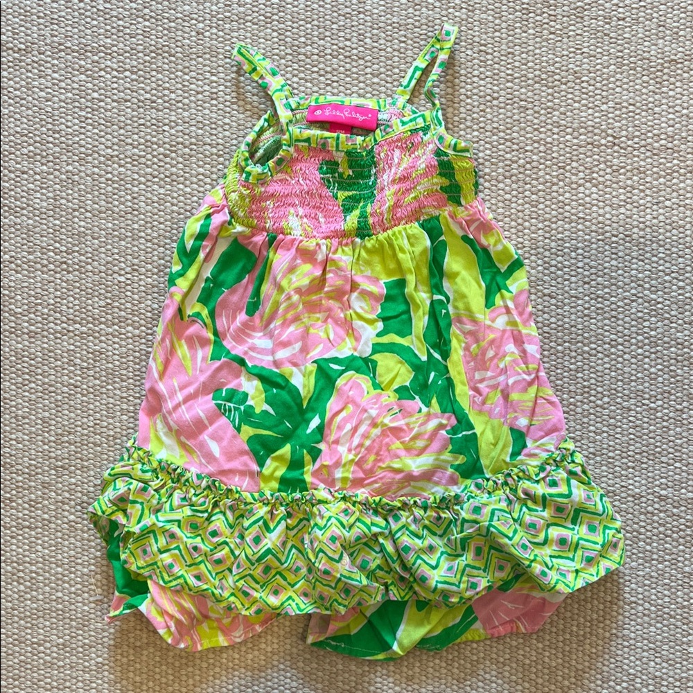 Lilly Pulitzer for Target Pink and Green Kids Dress